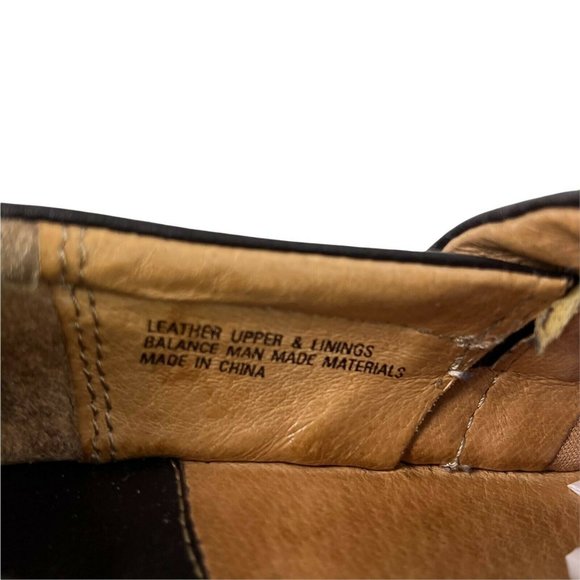 Born Dark Brown Pebbled Leather Slip On Comfort Platform Wedge Heel Clogs 7 / 38 - Picture 10 of 11